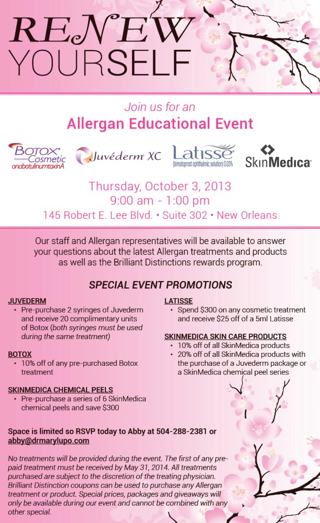 Dr Mary Lupo New Orleans LA Events