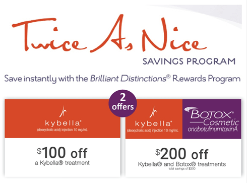 Lose Double Chin and Smooth Wrinkles with Double Savings.