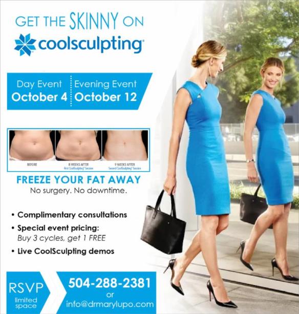 Dr. Mary Lupo, First CoolEvent for CoolSculpting
