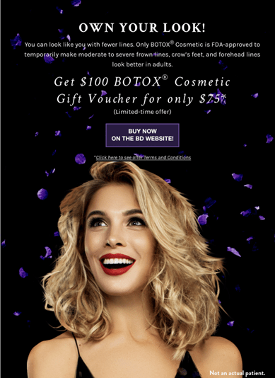 $100 off of Botox